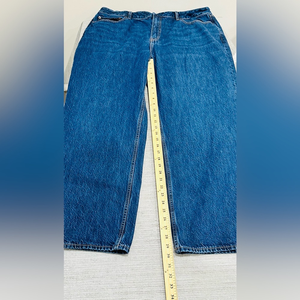 Abercrombie & Fitch Women’s EUC Curve Love High Loose Jeans‎ Sz 34/18 - Picture 5 of 10
